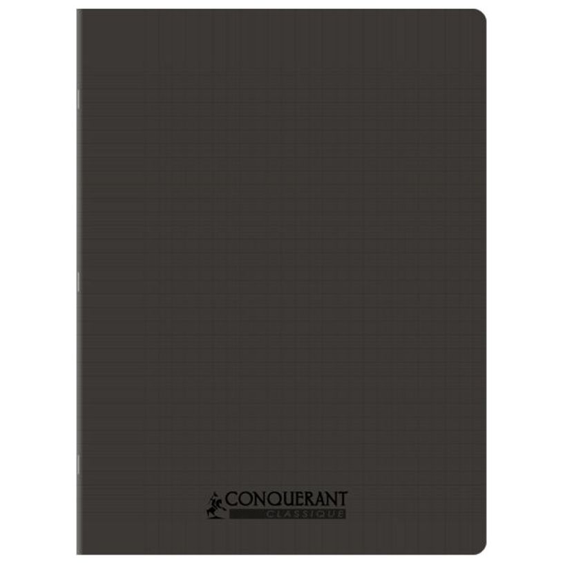 3020120225821-Conquérant Classique - Cahier polypro 24 x 32 cm - 96 pages - grands carreaux (Seyes) - n-P_405184468_1-0