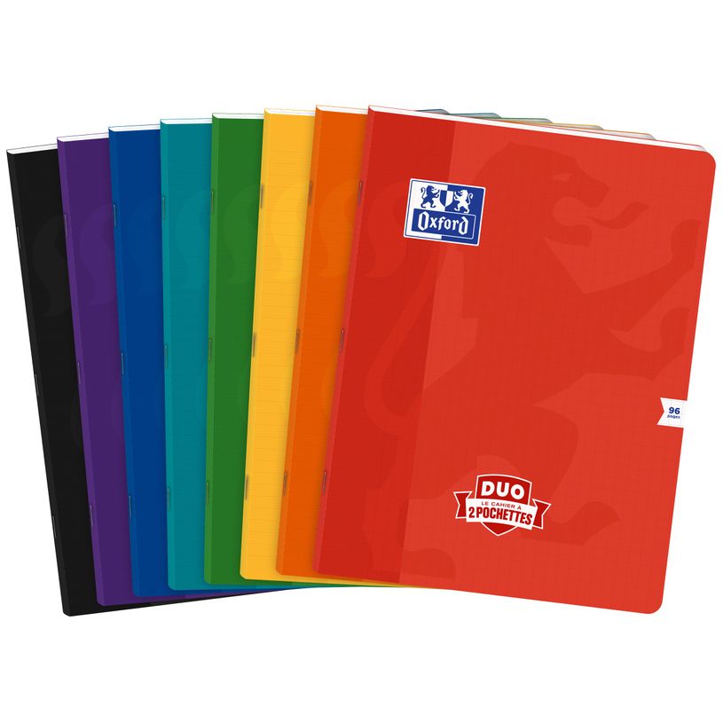 3020120225081-Oxford Duo - Cahier polypro 24 x 32 cm - 96 pages - grands carreaux (Seyes) - disponible d-P_405184484_1-0