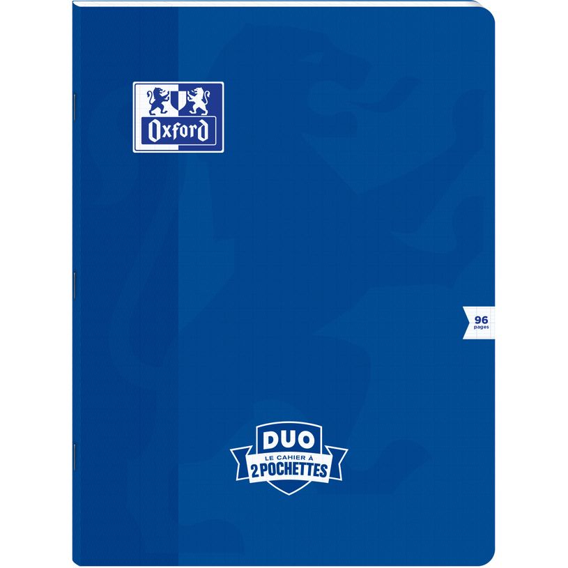 3020120225081-Oxford Duo - Cahier polypro 24 x 32 cm - 96 pages - grands carreaux (Seyes) - disponible d-P_405184484_9-8