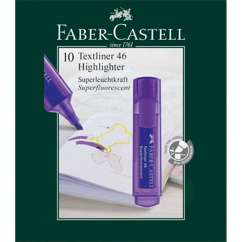 4005401546368-Faber Castell - Surligneur TL 46 superfluorescent - Violet-P_405184800_2-1