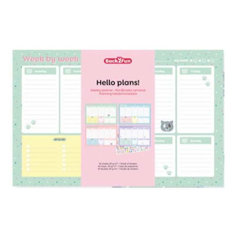 8422593287194-Miquelrius Back2Fun - Planificateur hebdomadaire - A4 Plus (340 x 220 mm) - 40 feuilles-P_405184874_1-0