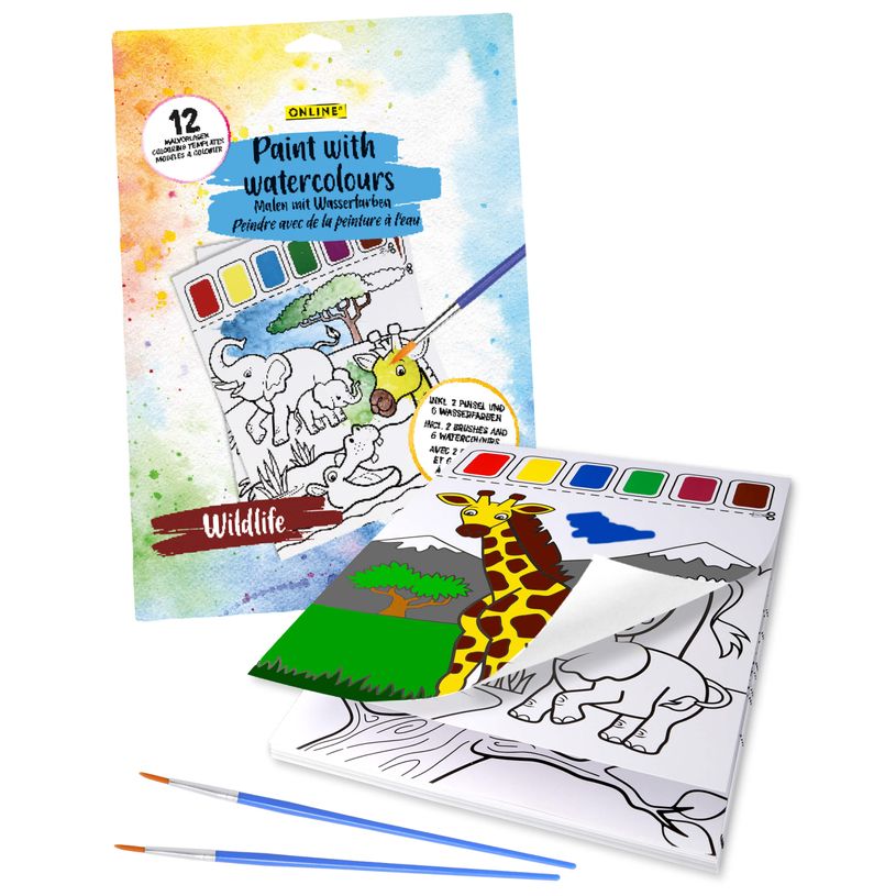 4014421610461-Paint with watercolour Wildlife (peinture à l'eau)--1