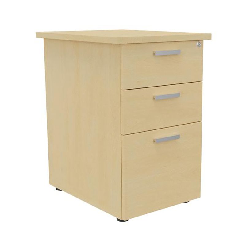 3253310199231-Caisson HT bureau - steely/stelly manager - Profondeur 60 cm - hetre - top hetre --0