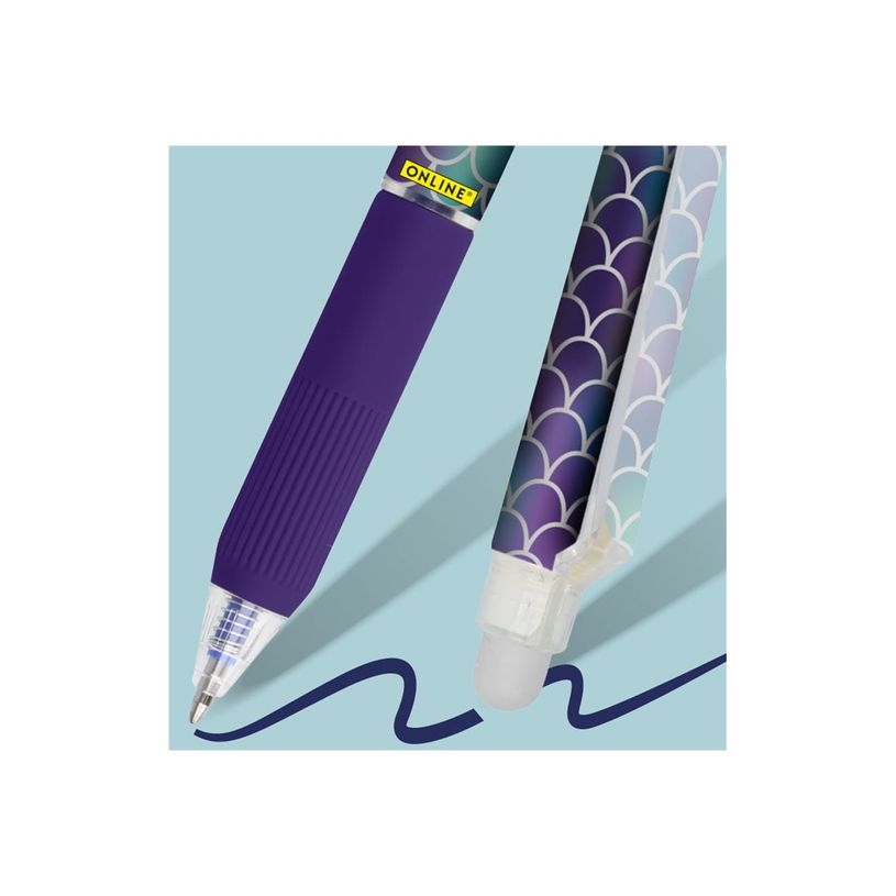 0004051850065-ONLINE magiXX Design - Stylo encre gel - rêves brillants - non permanent - bleu - 0.7 mm - moy-P_405185006_2-2