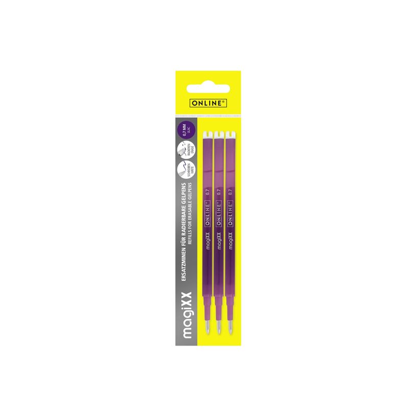 4014421401632-Online magiXX - Pack de 3 recharges - non permanent - pourpre - encre gel - 0.7 mm-P_405185015_2-1