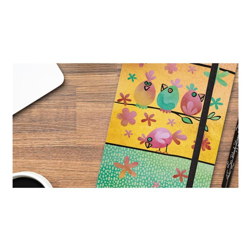 4014421180322-Online - Carnet Bullet Journal - A5 (14,5 x 21 cm) - 144 pages - pointillé - chicken para-P_405185046_8-5
