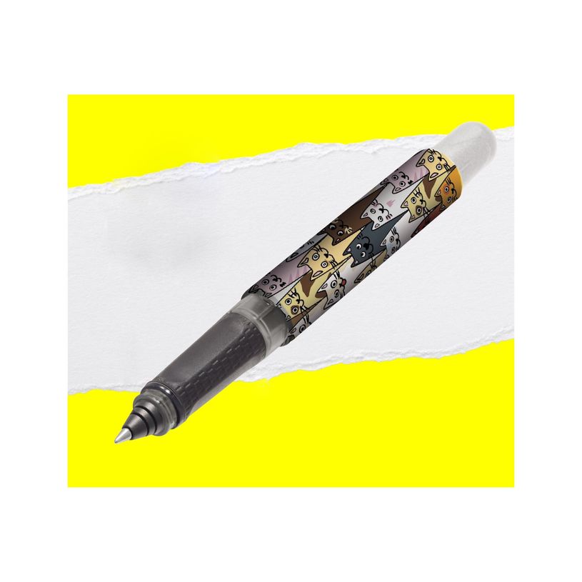4014421126221-ONLINE College - Roller à cartouche - fluffy cats - bleu - 0.5 mm-P_405185067_2-2