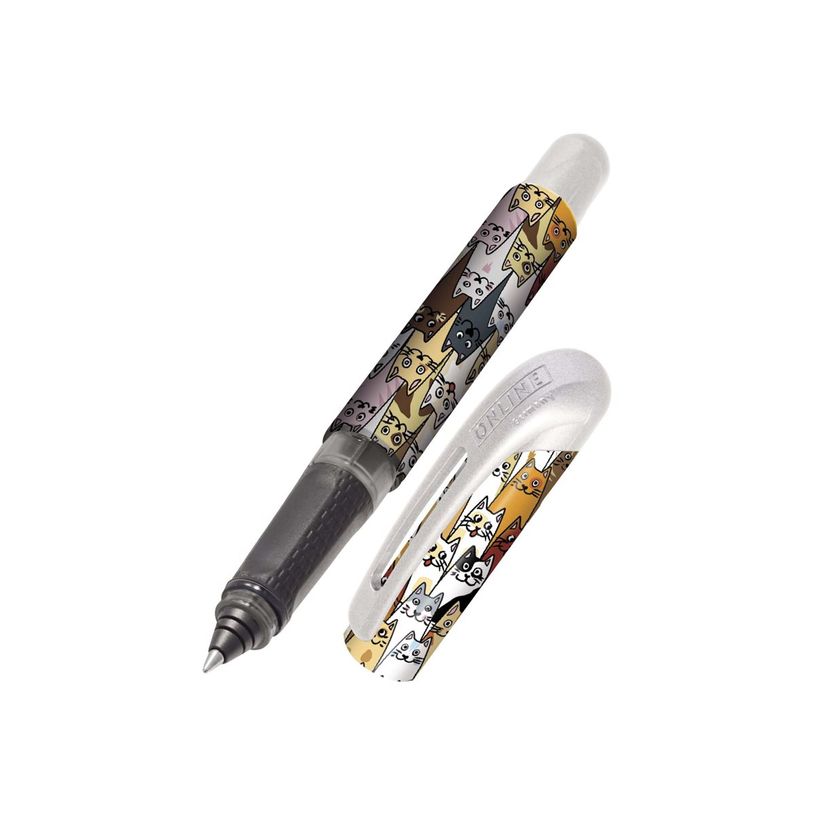 4014421126221-ONLINE College - Roller à cartouche - fluffy cats - bleu - 0.5 mm-P_405185067_3-0