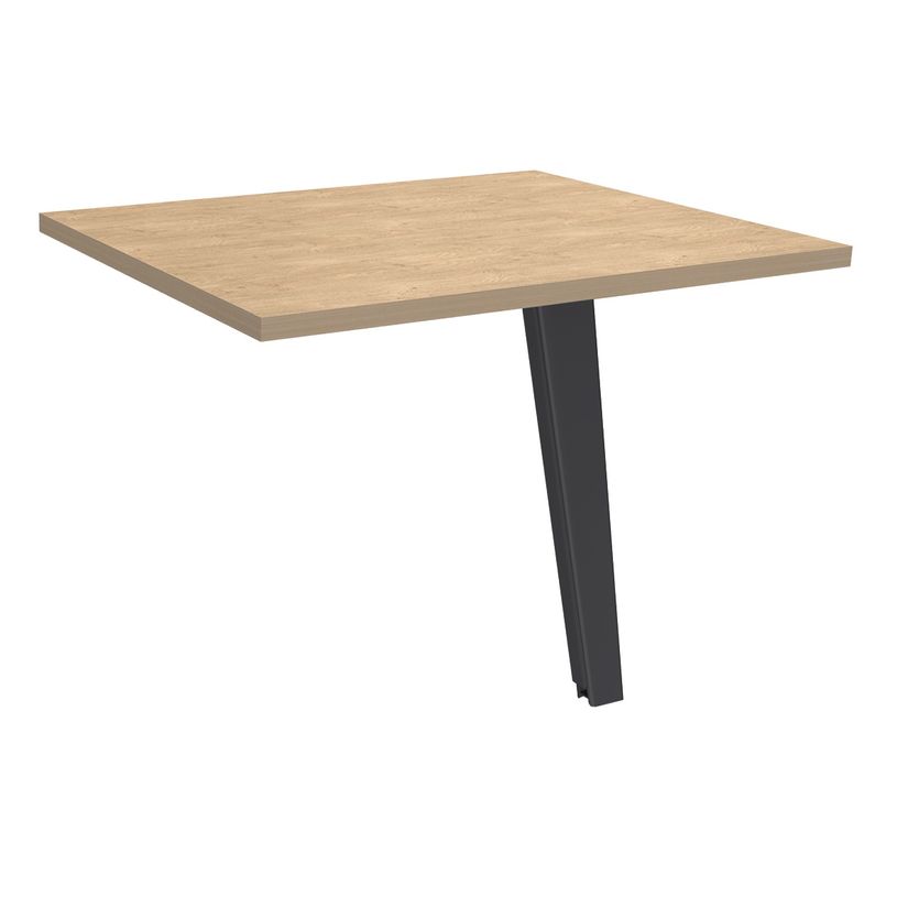 3253310173293-Retour direct pour bureau Steely - L80 - pied carbone - plateau imitation chêne clair-P_405185126_1-0