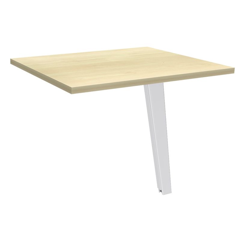 3253310357297-Retour direct pour bureau Steely - L80 - pied blanc - plateau erable-P_405185135_1-0