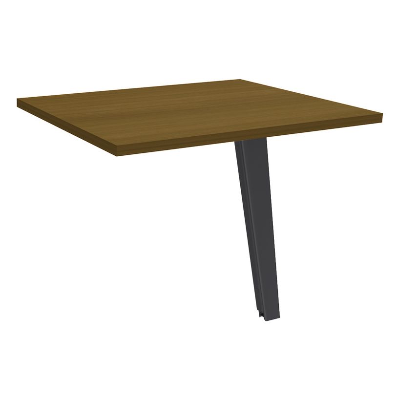 3253310387201-Retour direct pour bureau Steely - L80 - pied carbone - plateau noyer-P_405185136_1-0