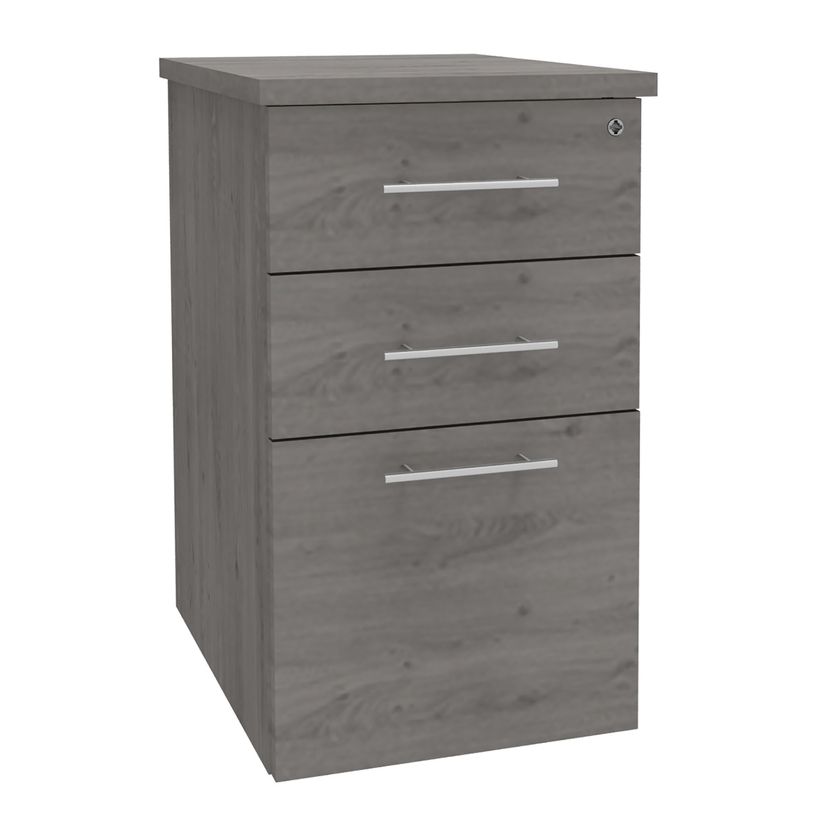3253310214378-Caisson HT bureau - steely/stelly manager - Profondeur 60 cm  - chene gris  - top chene gr-P_405185159_1-0