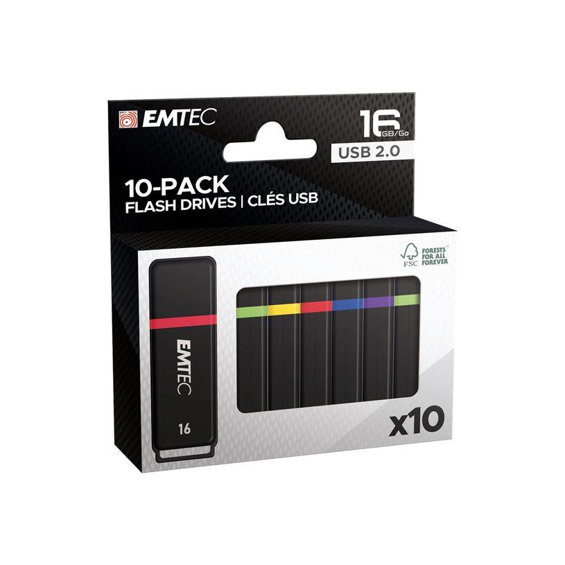 3126170178633-EMTEC K100 - Pack de 10 clés USB - 16 Go - USB 2.0-P_405185223_1-0
