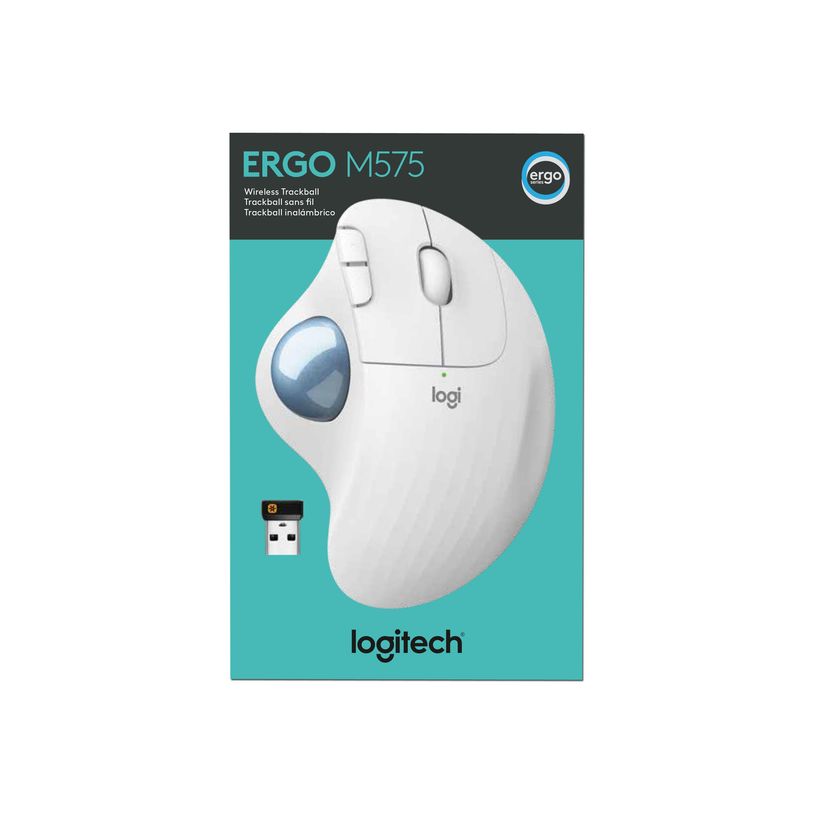 5099206092280-Logitech ERGO M575 - Souris Trackball sans fil - Bluetooth - ergonomique - blanc cassé-P_405185249_4-12
