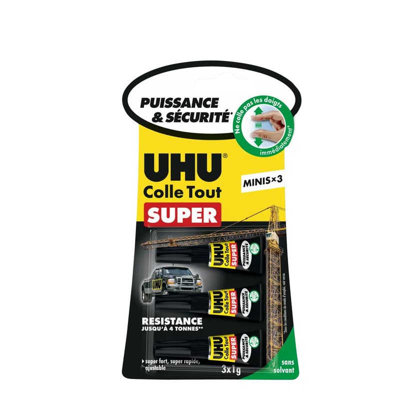 4026700419450-UHU COLLE TOUT SUPER - 3 Mini tubes de colle 1gr-P_405185510_1-0