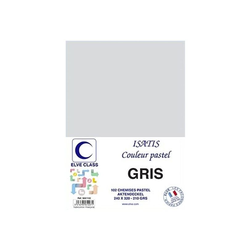 3416795612071-Elve Class Isatis - 102 chemises - 210 gr - 240 x 320 mm - gris pastel-P_405185521_1-0