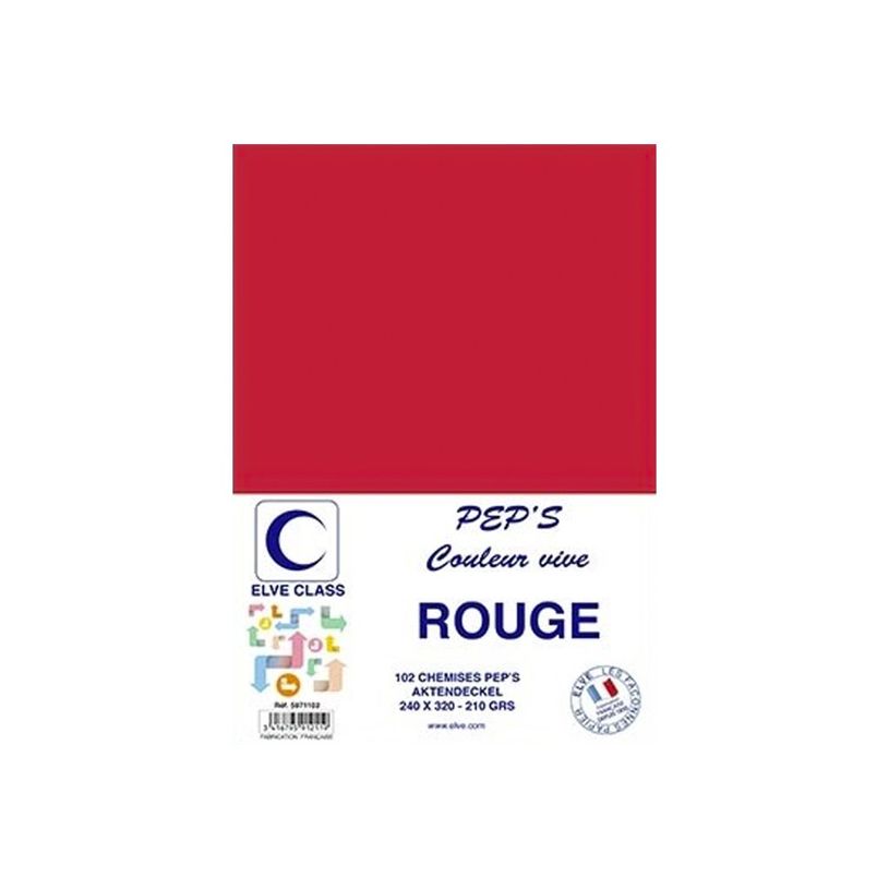 3416795912119-Elve Class Pep's -  102 chemises - 210 gr - 240 x 320 mm - rouge vif-P_405185651_1-0