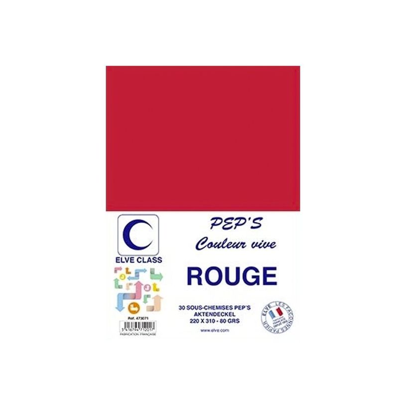 3416794712017-Elve Class Pep's - 30 sous-chemises - 80 gr - 220 x 310 mm - rouge-P_405185656_1-0