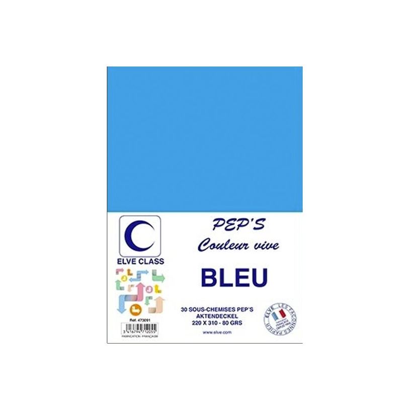 3416794712055-Elve Class Pep's - 30 sous-chemises - 80 gr - 220 x 310 mm - bleu-P_405185660_1-0