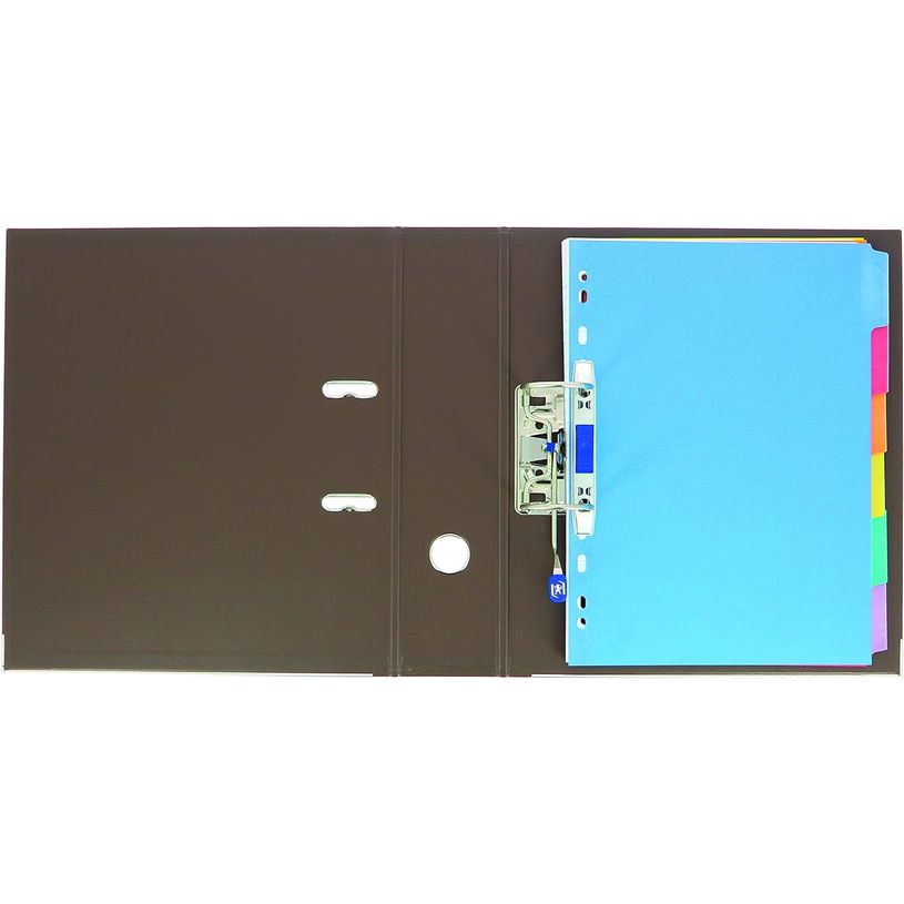 3020120146416-Oxford Smart Pro+ - Classeur à levier - Dos 80 mm - A4 - marron-P_405185769_3-2