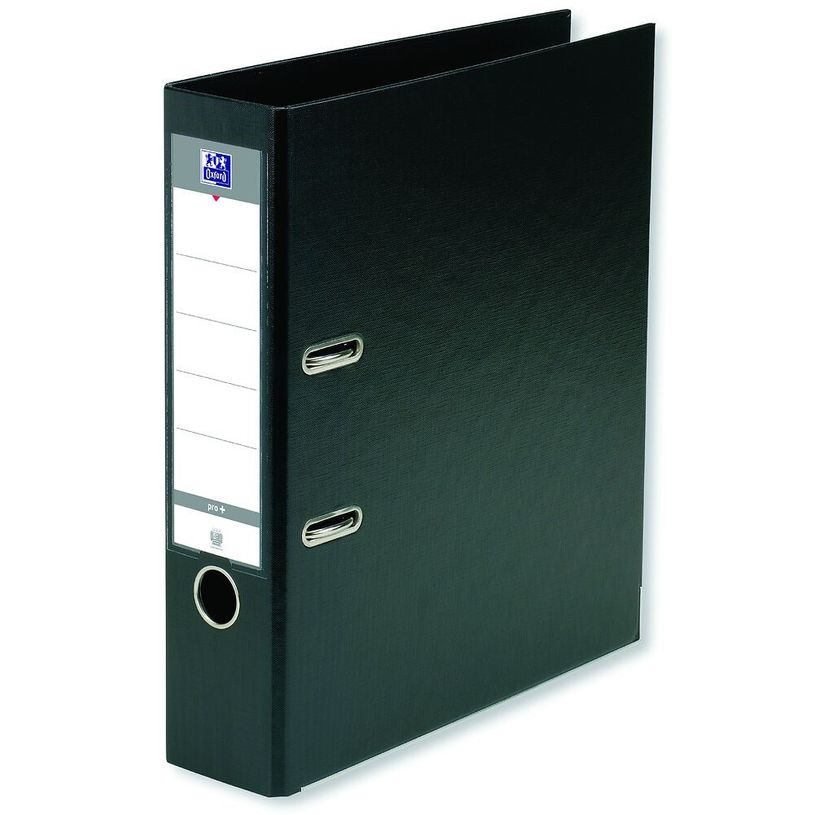 3020120146447-Oxford Smart Pro+ - Classeur à levier - dos 80 mm - A4 - pour 570 feuilles - noir-P_405185770_1-0