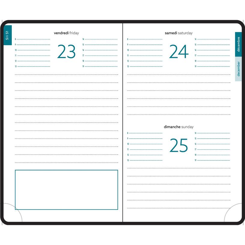 3660942086370-Agenda de poche Mini Labo EasyDay 15 - 1 jour par page - 10 x 15 cm - Blanc - Exacompta--2
