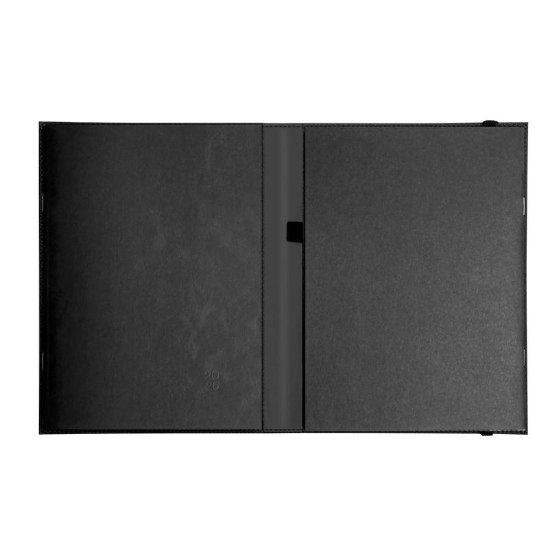 3660942086431-Agenda de bureau Kaa All in 2 EasySlim 21 - 1 mois sur 2 pages + 1 carnet de notes ligné -15 x 21 cm ---2