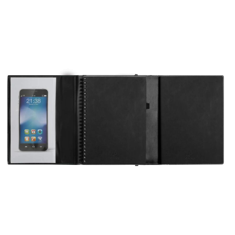 3660942086097-Agenda de bureau Kaa All in One Visuel Horizons 20S spiralé - 1 semaine sur 2 pages + 1 carnet de notes ligné - 15 x 21 cm ---2