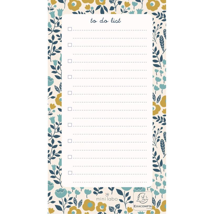 3660942086820-To Do List Mini Labo - 10 x 18 cm - Blanc - Exacompta--0