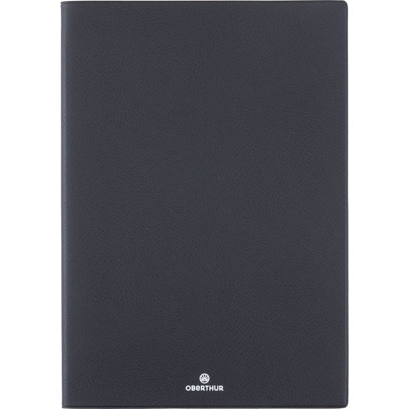 3664447228778-Agenda Odessa - 1 semaine sur 2 pages - 22 x 30 cm - noir - Oberthur--0