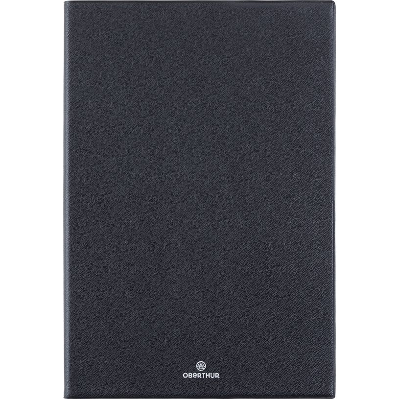3664447207636-Agenda Odessa - 1 semaine sur 2 pages - 17 x 24,5 cm - noir - Oberthur--0