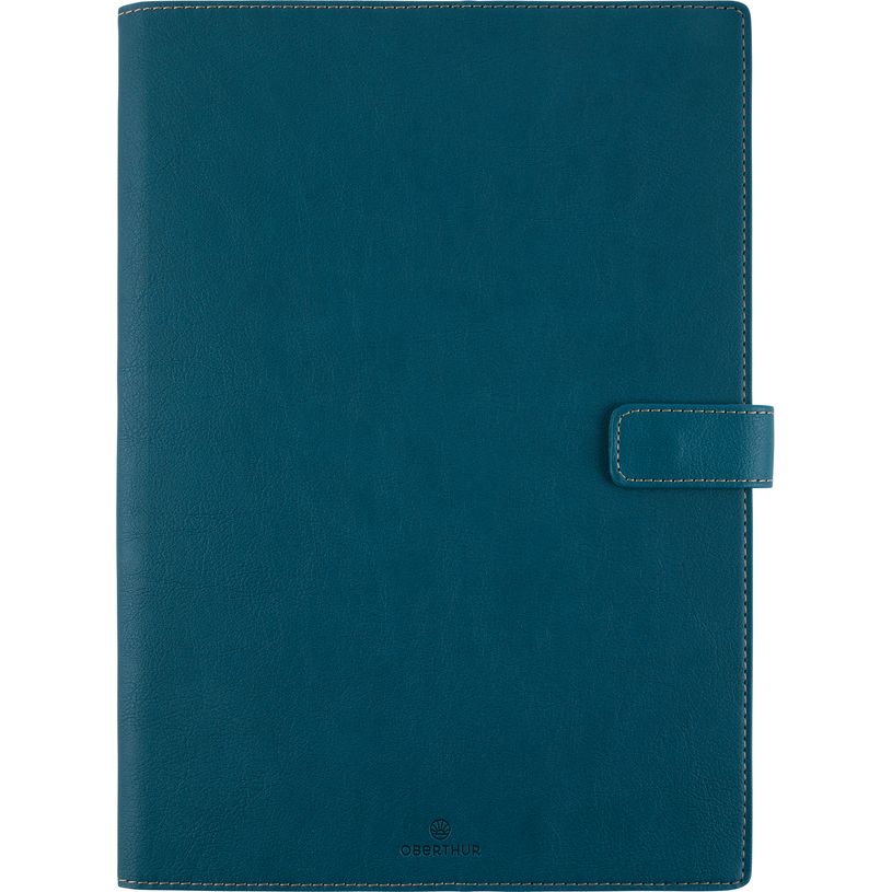 3664447210339-Agenda Milano - 1 semaine sur 2 pages - 22 x 30 cm - vert canard - Oberthur--0