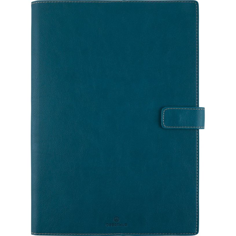3664447228488-Agenda Milano - 1 semaine sur 2 pages - 22 x 30 cm - vert canard - Oberthur--0