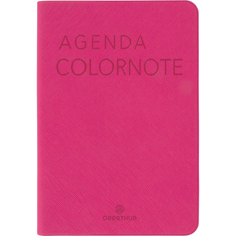 3664447228167-Agenda Colornote - 1 semaine sur 2 pages - 10 x 15 cm - fuchsia - Oberthur--0