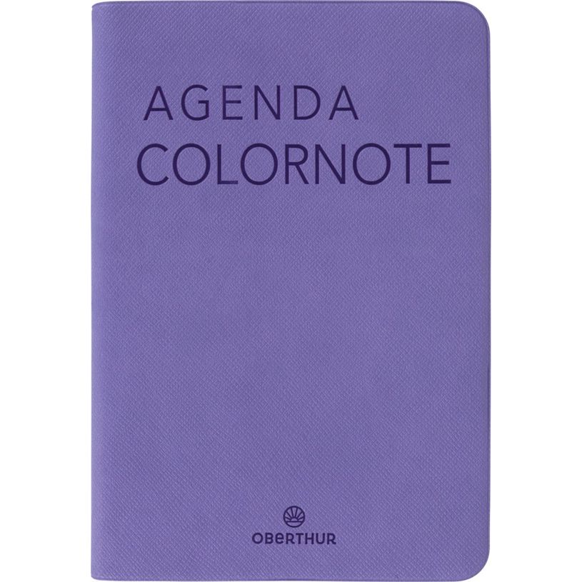3664447228174-Agenda Colornote - 1 semaine sur 2 pages - 10 x 15 cm - lilas - Oberthur--0