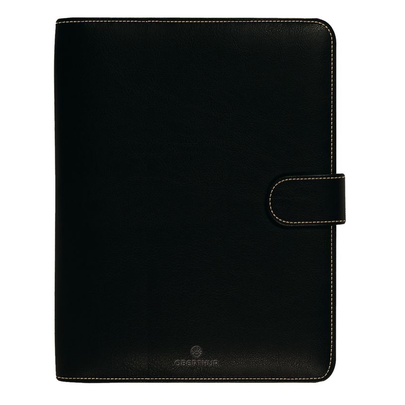 3664447211060-Organiseur Milano - 19 x 23 cm - noir - Oberthur--0