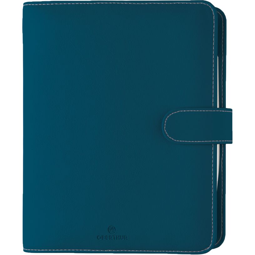 3664447187983-Organiseur Milano - 19 x 23 cm - vert canard - Oberthur--0