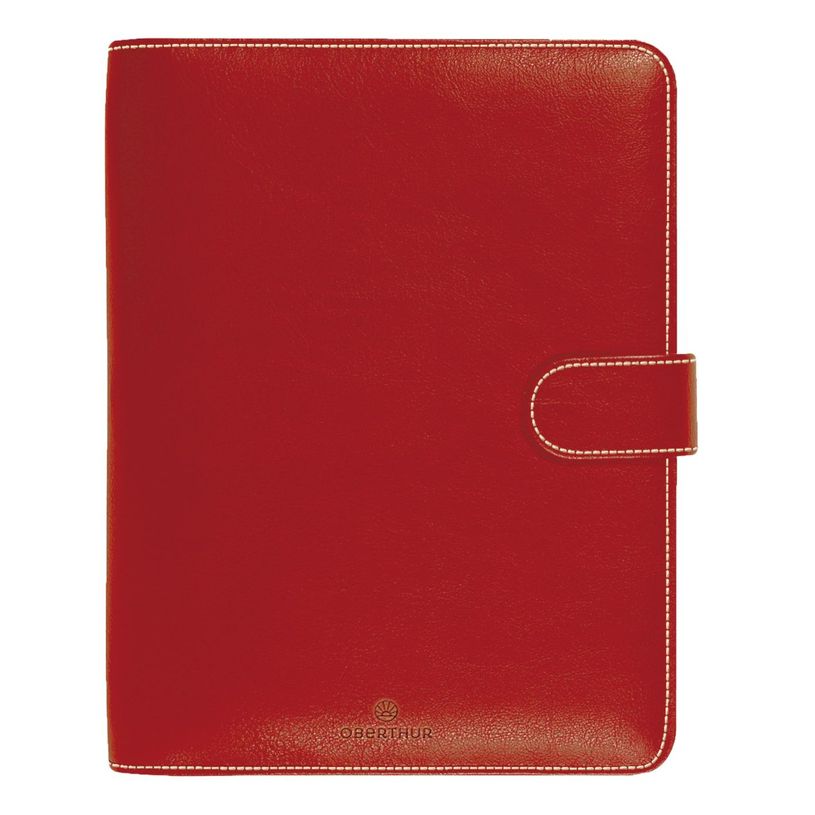 3664447233116-Organiseur Milano - 19 x 23 cm - rouge - Oberthur--0
