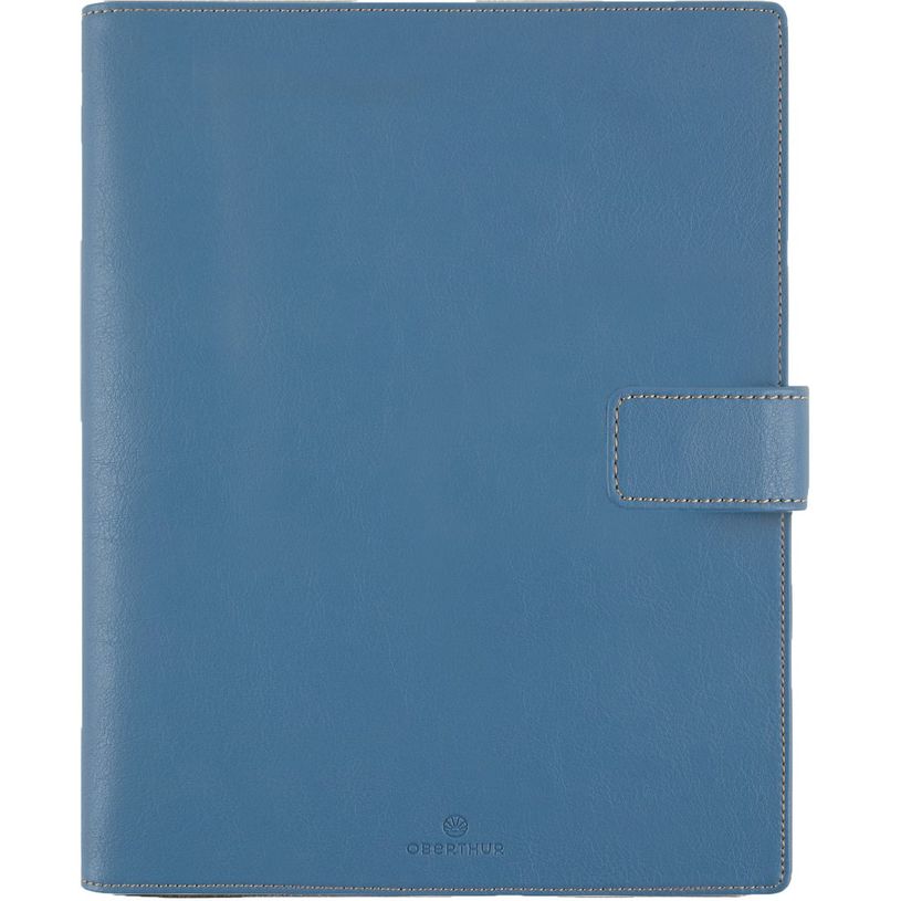 3664447233185-Organiseur Milano - 19 x 23 cm - bleu denim - Oberthur--0