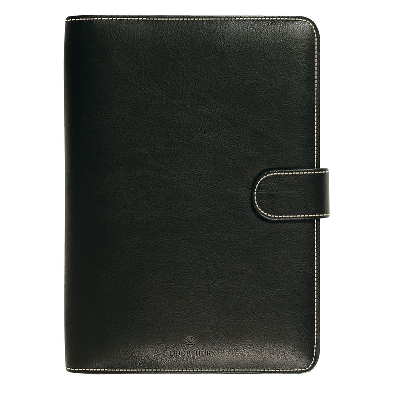 3664447211268-Organiseur Milano - 14 x 18,5 cm - noir - Oberthur--0