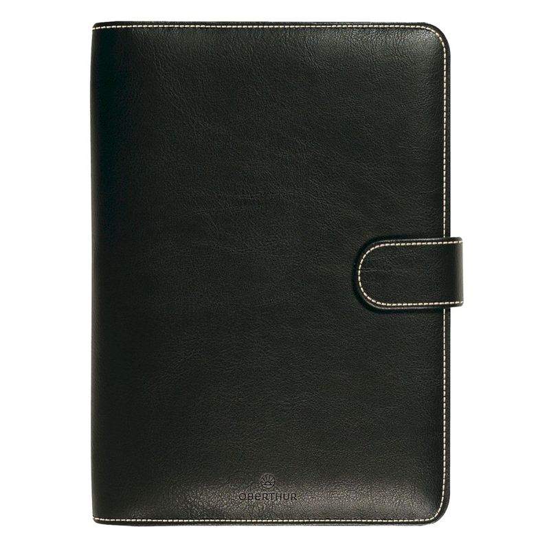 3664447233291-Organiseur Milano - 14 x 18,5 cm - noir - Oberthur--0