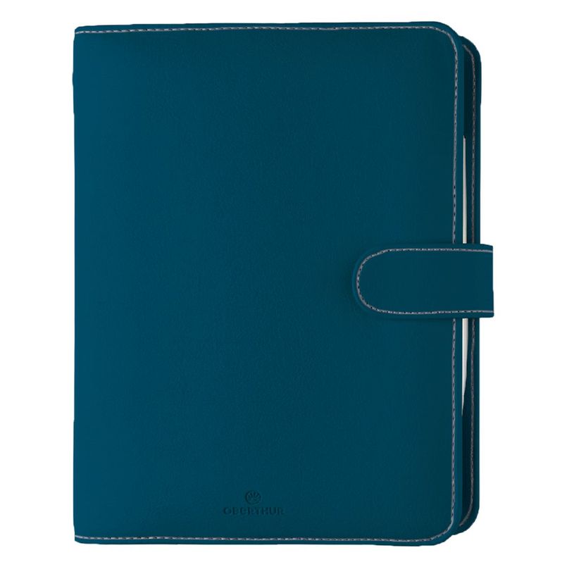 3664447233314-Organiseur Milano - 14 x 18,5 cm - vert canard - Oberthur--0