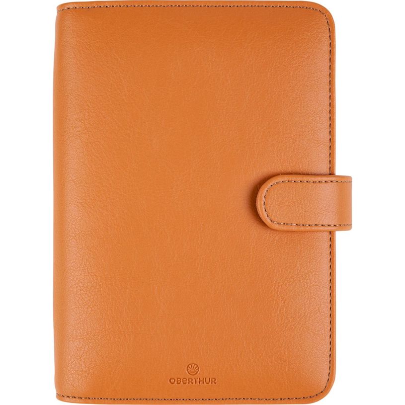 3664447233338-Organiseur Milano - 14 x 18,5 cm - camel - Oberthur--0