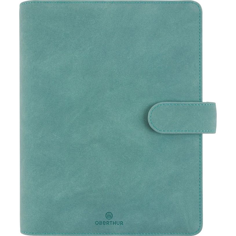 3664447233055-Organiseur Ramatuelle - 19 x 23 cm - bleu celadon - Oberthur--0