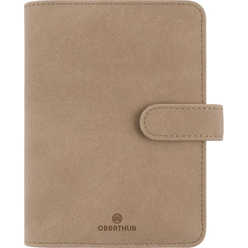 3664447211237-Organiseur Ramatuelle - 14 x 18,5 cm - taupe - Oberthur--0