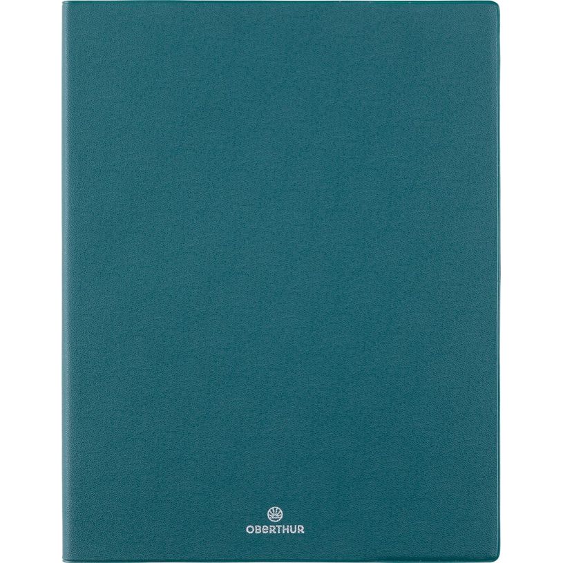 3664447228846-Agenda Odessa - 1 semaine sur 2 pages - 22 x 28 cm - vert - Oberthur--0