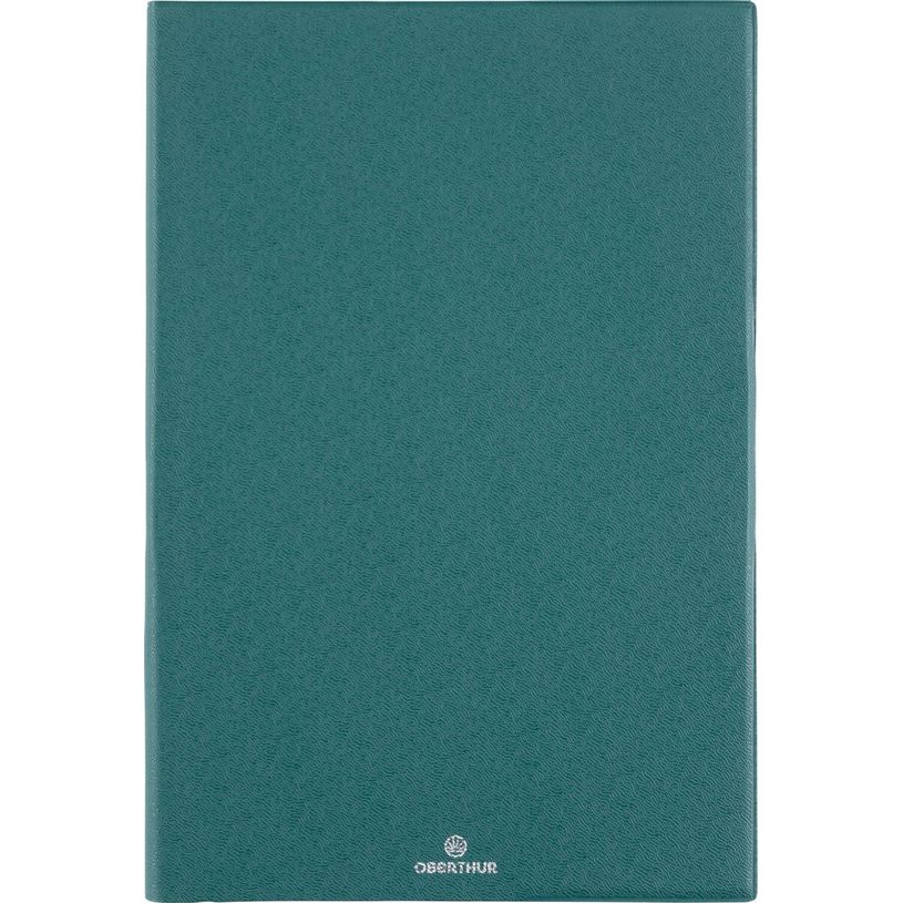 3664447228891-Agenda Odessa - 1 semaine sur 2 pages - 17 x 24,5 cm - vert - Oberthur--0