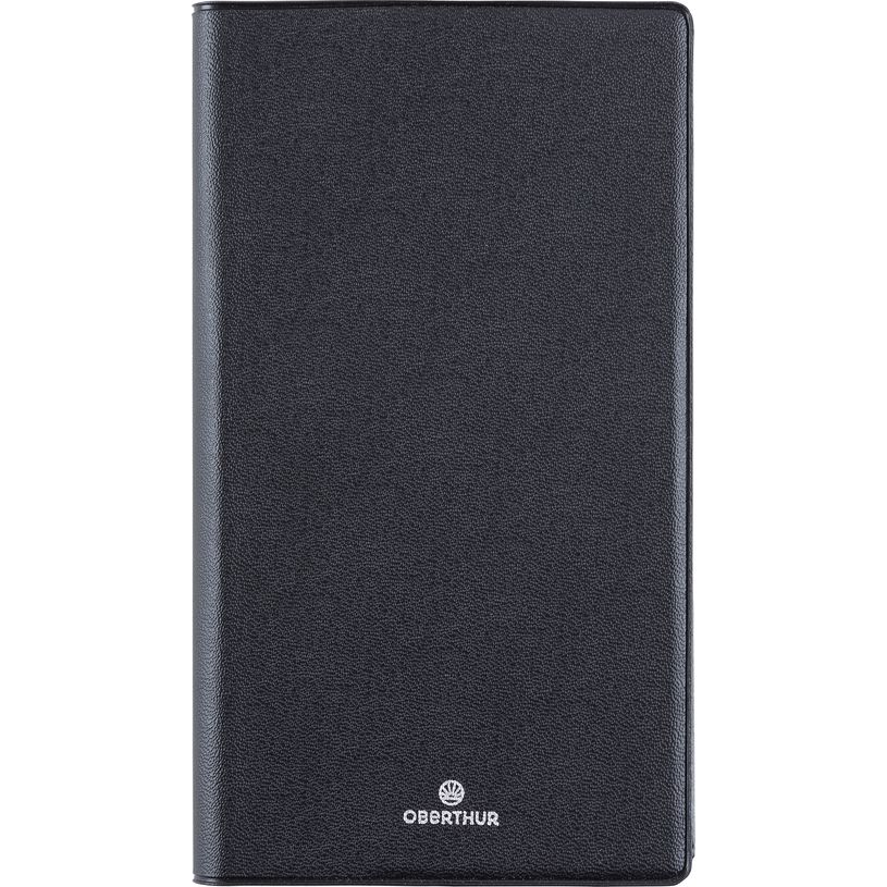 3664447207681-Agenda de poche Odessa - 1 semaine sur 2 pages - 9,5 x 17 cm - noir - Oberthur--0