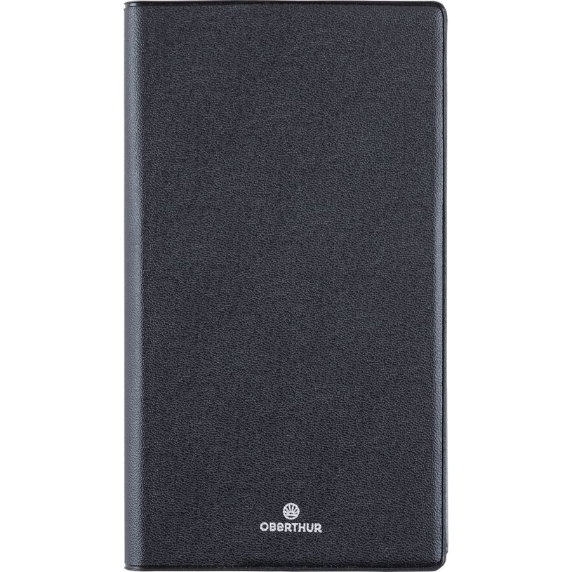 3664447228921-Agenda de poche Odessa - 1 semaine sur 2 pages - 9,5 x 17 cm - noir - Oberthur--0