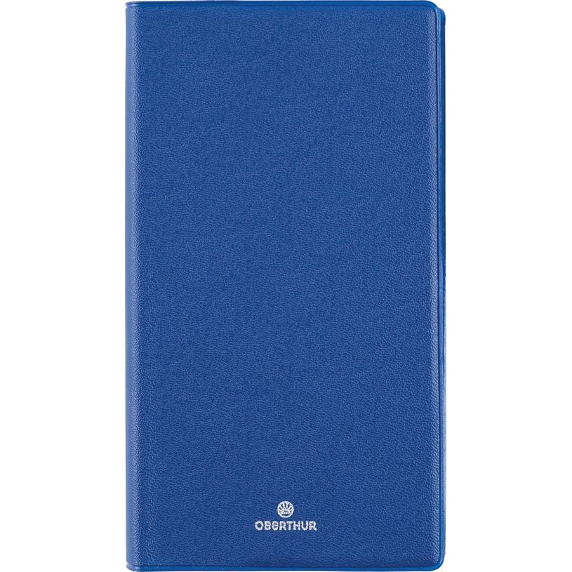 3664447228938-Agenda de poche Odessa - 1 semaine sur 2 pages - 9,5 x 17 cm - bleu - Oberthur--0